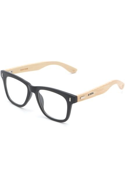 Óculos de Grau Fatal Fosco Preto/Bege - Marca Fatal