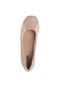 Scarpin Usaflex Caprina Nude - Marca Usaflex