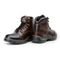 Bota Coturno Masculino Couro Conforto Resistente Versátil Marrom Escuro 37 Marrom - Marca Act Footwear
