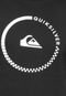 Camiseta Quiksilver Slim Fit Quik Logo Preta - Marca Quiksilver