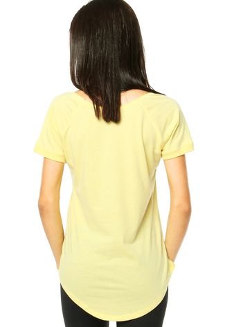 Camiseta Mulher Elastica New Pocket Lumi Amarela