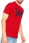 Camiseta Lee Logo Vermelha - Marca Lee