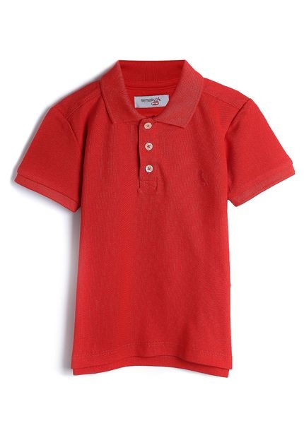 Camisa Polo Reserva Mini Infantil Lisa Vermelho - Marca Reserva Mini