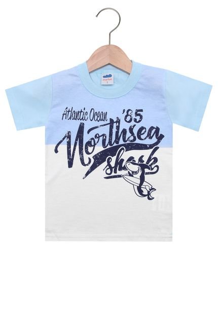 Camiseta Marlan Northsea Azul/Branco - Marca Marlan