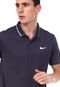 Camisa Polo Nike Reta Nkct Dry Azul-marinho - Marca Nike
