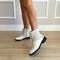 Bota Capa Luani Off White Off-white - Marca Damannu Shoes