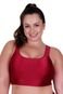 Top Fitness Plus Size 3D Terra e Mar Cropped de Academia Vermelho - Marca TERRA E MAR MODAS