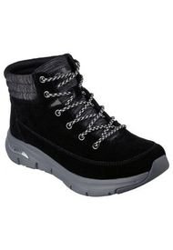 Botin Mujer Arch Fit Smooth Comfy Chill Negro Skechers