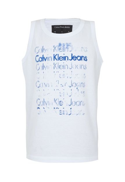 Regata Calvin Klein Kids Logo Branca - Marca Calvin Klein Kids