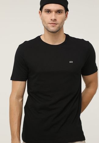 Camiseta GAP Logo Preta - Compre Agora