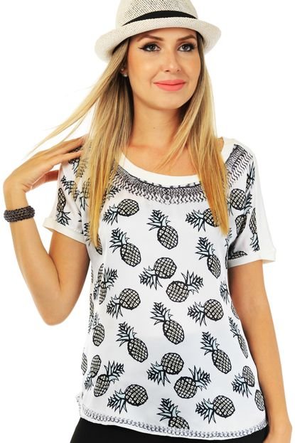 Blusa 101 Resort Wear Estampada - Marca 101 Resort Wear