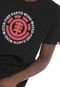 Camiseta Element  Seal Preta - Marca Element