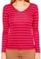 Blusa Malwee Listras Rosa - Marca Malwee