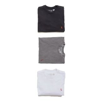 Kit 3 Camisetas Brasa Reserva Mini Preto