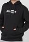 Moletom Flanelado Fechado Nike Sportswear Nsw Jdi Hoodie Po Flc Bstr Preto - Marca Nike Sportswear