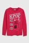 Blusa Amora Infantil K-Pop Rosa - Marca Amora