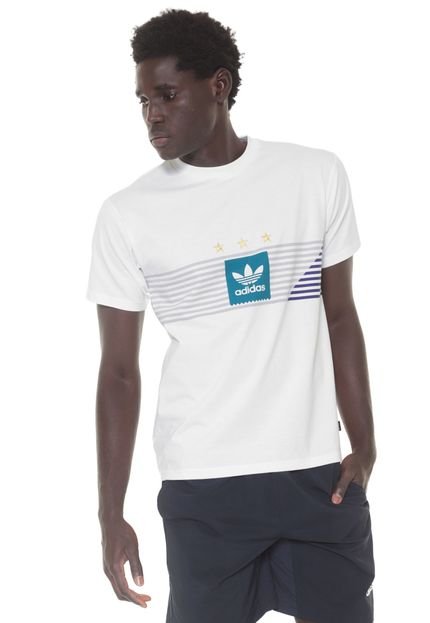 Camiseta adidas Skateboarding Campeonato Branca - Marca adidas Skateboarding