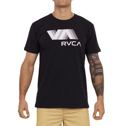 Camiseta RVCA VA RVCA Blur Masculina Preto - Marca RVCA