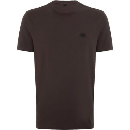 Camiseta John John Regular Transfer In24 Marrom Masculino - Marca John John