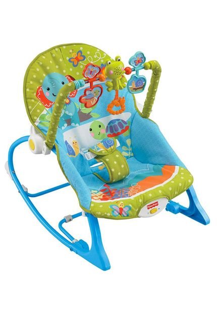 Cadeira de Descanso Musical Baby Colorida Fisher-Price - Marca Fisher-Price
