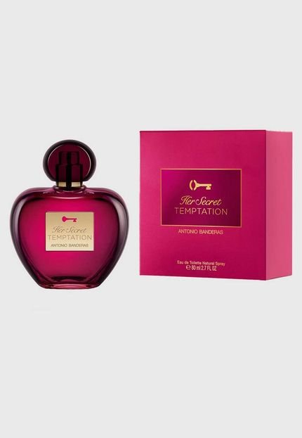 Perfume 80ml Her Secret Temptation Eau De Toilette Antonio Banderas ...