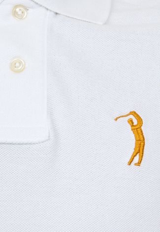 Camisa Polo Aleatory Modern Branca