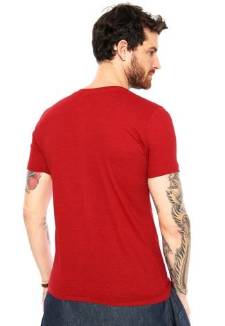 Camiseta Fatal Slim Estampada Vermelha