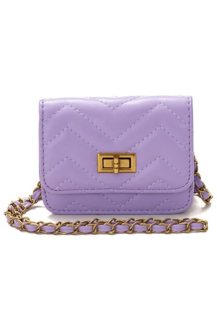 Bolsa Feminina Mini Bag Star Shop Roxa - Marca STAR SHOP