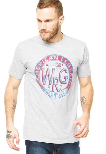 Camiseta Wrangler Cinza - Marca Wrangler