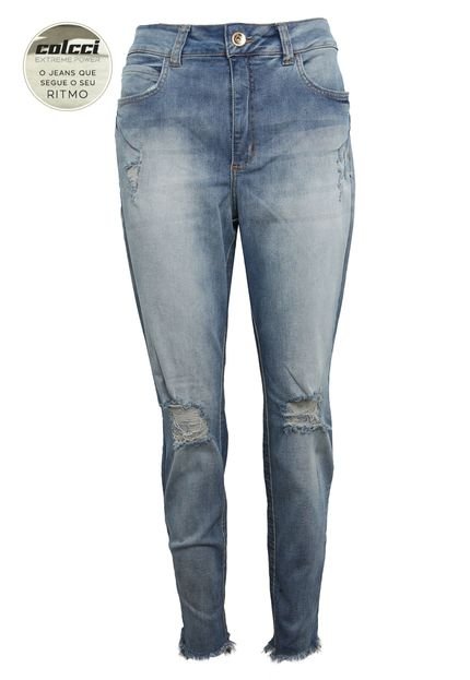 Calça Jeans Colcci Slim Extreme Power Bia Azul - Marca Colcci