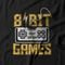Camiseta Feminina 8 Bit Games - Preto - Marca Studio Geek 