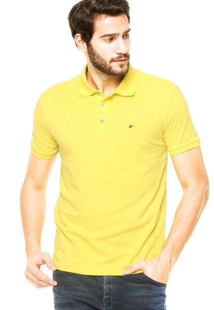 Camisa Polo Manga Curta Ellus Logo Amarela - Marca Ellus