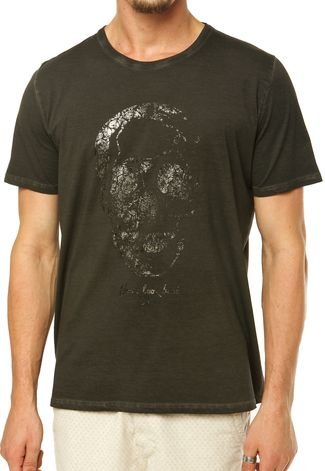 Camiseta Colcci Skull Cof Preta