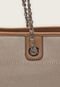 Bolsa Guess Logo Bege - Marca Guess