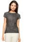 Blusa EASY Jacquart Preta - Marca EASY