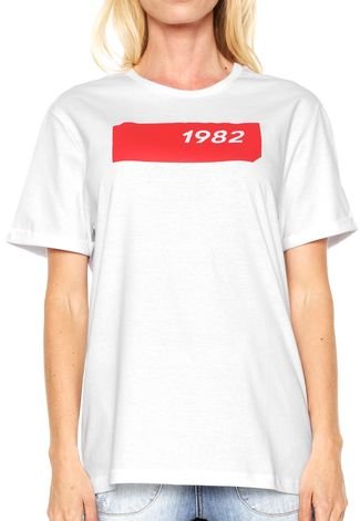 Camiseta Carmim 1982 Branca