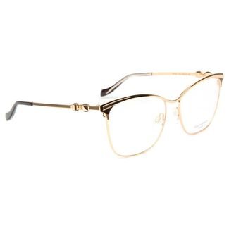 Óculos de Grau Ana Hickmann AH1361 01A/54 Marrom/Dourado