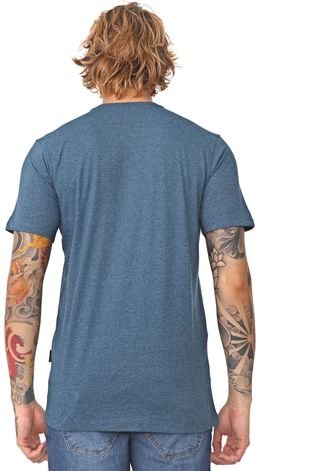 Camiseta Oakley Mod Speed Lettering Washed Azul