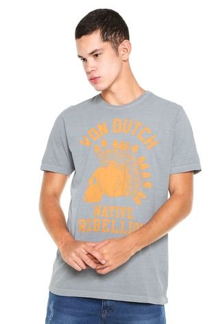 Camiseta Von Dutch  Native Cinza