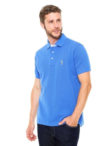 Camisa Polo Aleatory Comfort Azul - Marca Aleatory