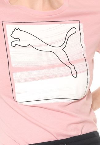 Camiseta Puma Graphic Photoprint Rosa
