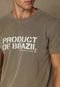 Camiseta Osklen Reta Product Of Brazil Bege - Marca Osklen