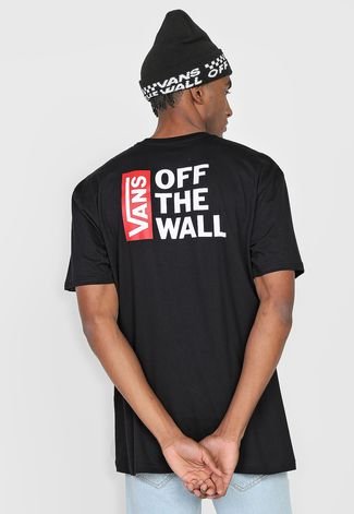 Camiseta Vans Off The Wall Preta