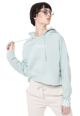 Moletom Flanelado Fechado adidas Originals Coeeze Hoodie Verde