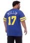 Camiseta Mitchell & Ness Plus Size Estampada Golden State Warriors Chris Mullin Azul - Marca Mitchell & Ness