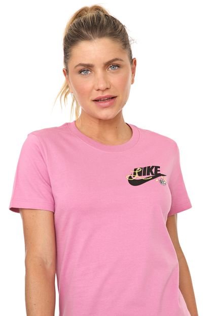 Camiseta Nike Sportswear W Nsw Tee Novel Rosa - Marca Nike Sportswear