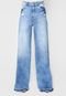 Calça Jeans Colcci Pantalona Azul Azul - Marca Colcci