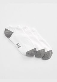 Calcetines Ankle Hombre Pack 3 Blanco Gap