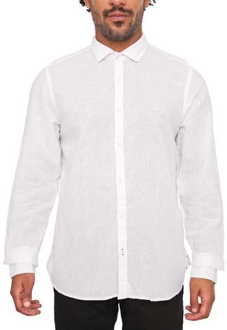 Camisa Yacht Master Slim Lisa Off-white