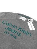 Suéter Calvin Klein Jeans Masculino Tricot CKJ Est.1978 Grafite Mescla - Marca Calvin Klein